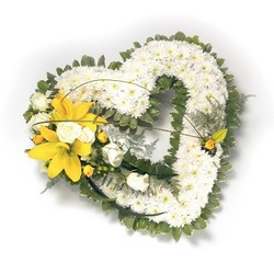 Open Heart: Yellow & White