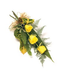 3 Rose Sheaf Yellow